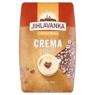 Káva Jihlavanka CREMA INTENSE 500 g - zrnková