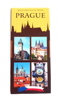 Mléčná čokoláda 100 g - Pozdrav z PRAHY