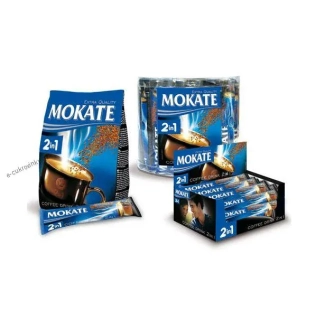 Instantní káva 2v1 MOKATE 140 g - bez cukru - celé balení 10 ks