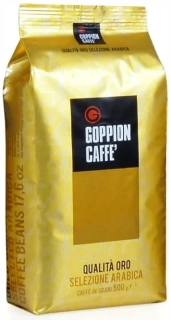 Káva GOPPION CAFFÉ 1 kg 100 % Arabica - zrnková káva s nízkým obsahem kofeinu