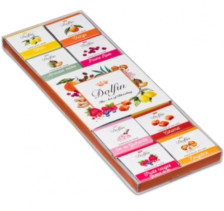 Kolekce luxusních belgických mini čokolád DOLFIN 108 g PANACHÉ