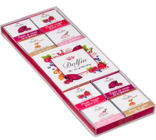 Kolekce luxusních belgických mini čokolád DOLFIN 108 g SWEET AND SALTY