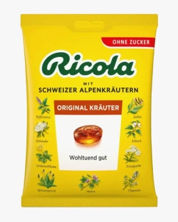 RICOLA bylinné Original bonbóny BEZ CUKRU, se sladidly 75 g