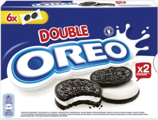 Sušenky OREO 170 g - DOUBLE Creme - s vanilkovou náplní