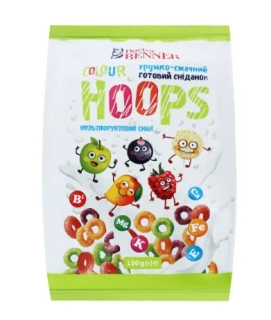Cereální kroužky Dr. Benner 150 g ovocné BAREVNÉ