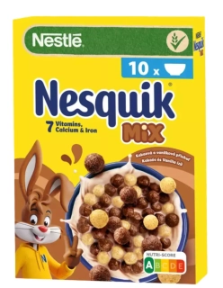 Cereálie NESTLE NESQUIK MIX 325g 7 vitamínů & vápník a železo  Výprodej  DMT: 1/2025