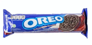 Sušenky OREO s příchutí tmavé a bílé čokolády 119,6 g