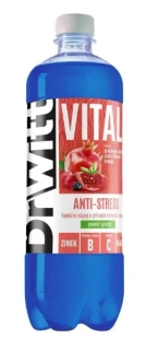 DrWITT VITAL 750 ml ANTI-STRES nápoj - GRANÁTOVÉ JABLKO,ACAI A ČERVENÉ HROZNO