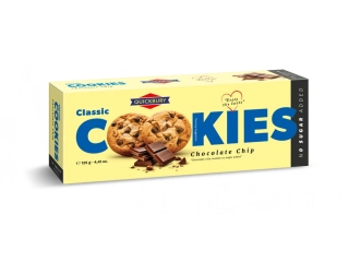 Sušenky QUICKBURY 126 g BEZ PŘIDANÉHO CUKRU - cookies s čokoládou