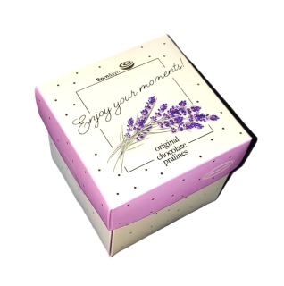 Mléčné čokoládové pralinky CUBE 125 g B&S s latte krémem