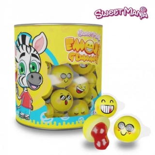 Želé EMOJI 10 g - EMOJI GUMMY - plněné želé - dóza 30 ks