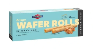 DIA Waflové trubičky QUICKBURY | slaný karamel | bez cukru 140 g