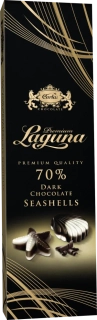 Pralinky CARLA 50 g - čokoládové mořské plody - HOŘKÉ 70 %
