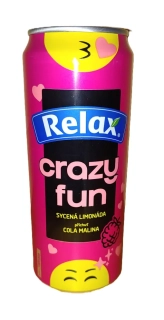 RELAX sycená limonáda | cola malina 330 ml