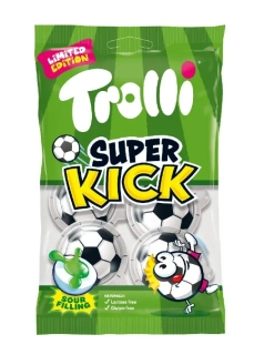 Želé TROLLI Super Kick 75 g - Fotbalové míče - plnění želé