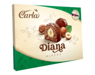 Pralinky Carla DIANA s lískovým ořechem mléčná čokoláda 133 g