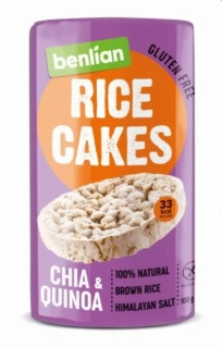 Rýžové chlebíčky RICE CAKES 100 g - CHIA & QUINOA