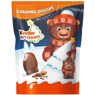 Mini čokoládky KINDER FRIENDS 122 g - karamel - VÝPRODEJ !!! DMT: 4/2025