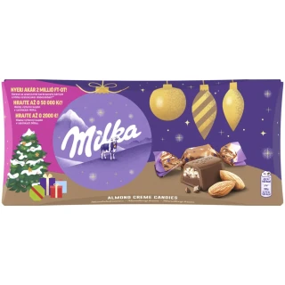 MILKA čokoládové SALONKY 255 g MANDLOVÉ