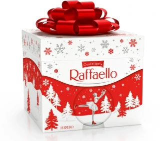 Bonboniérta RAFFAELLO 300 g GIFT BOX mašle
