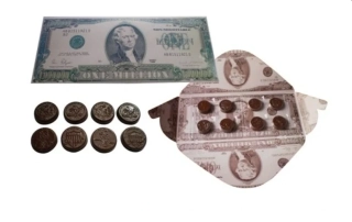 Bankovka 60 g (obálka) mléčná čokoláda - DOLLAR