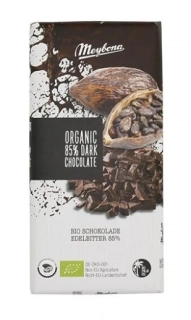 Čokoláda BIO ORGANIC 100 g MEYBONA - hořká 85 % kakaa