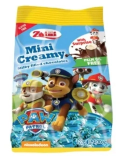 Čokoládové mléčné pralinky PAW PATROL 122 g