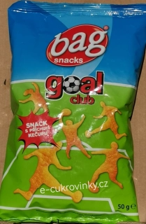 Slaný snack BAG Snacks 50 g GOAL - kečup