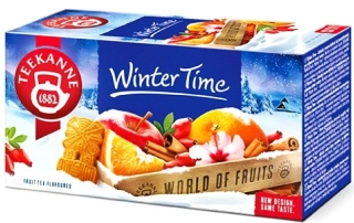 Čaj TEEKANNE Winter Time ovocnobylinný čaj s příchutí skořice a perníkového koření  20 x 2,5g