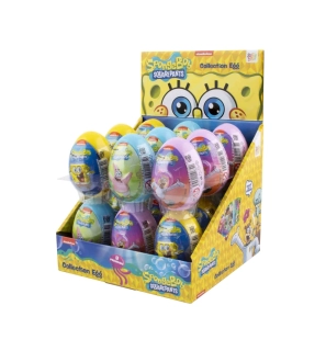 Vajíčko plastové SPONGE BOB 10 g - s bonbónky a hračkou