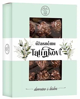 Bonboniéra 150 g mléčná  oříšková - ÚŽASNÉMU TATÍNKOVI