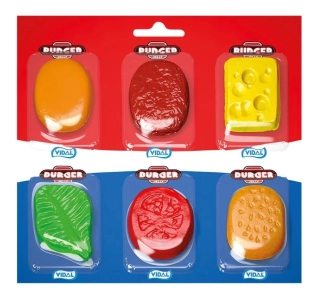 Želé VIDAL BURGER 6x 11 g - 6-ti pack