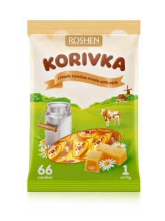 Mléčné karamelky ROSHEN 1 kg KROWKA