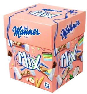 Oplatky MANNER 375 g  MIX krabička