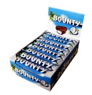 Bounty tyčinka plněná kokosem 57 g mléčná - balení 24 ks