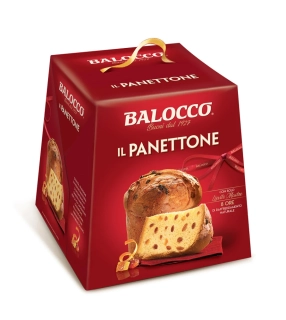 Panettone BALOCCO CLASSICO 500 g - italská bábovka s kandovaným ovocem - VÝPRODEJ !!! DMT: 4/2026