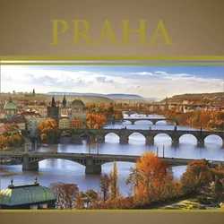 Čokoláda PRAHA MOSTY 100g v krabičce hořká 70% čtverec        