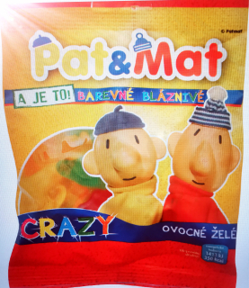 Želé 70 g PAT & MAT - a je to! barevné a bláznivé