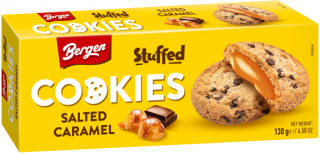 Sušenky Bergen 130 g SALTED CARAMEL