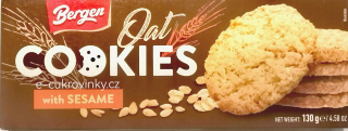 Sušenky Bergen 130 g OAT COOKIES & SEZAME