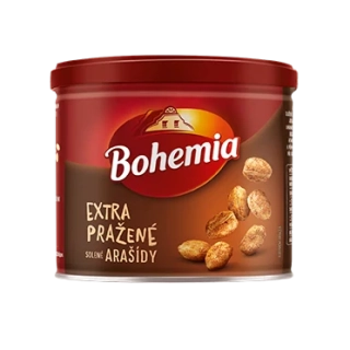 Arašídy BOHEMIA  extra pražené 135 g 