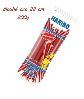 Želé HARIBO Balla Stixx 200g jahoda