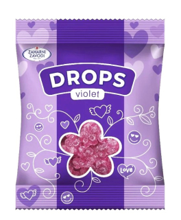 Ovocné dropsy VIOLET 90 g