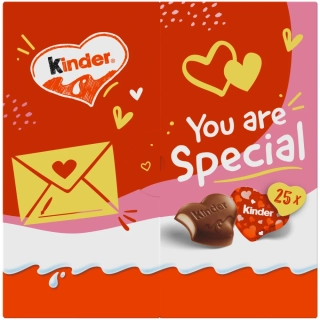 Čokoládová srdíčka KINDER LOVE mini 107 g - VÝPRODEJ !!! poslední 1 ks