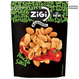 ZIGI pražené arašídy 70g - SOLENÉ TOMATO SALSA