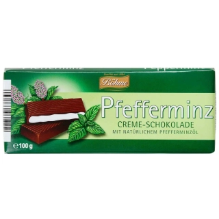 Čokoláda BÖHME 100 g hořká MÁTOVÁ -  VÝPRODEJ !!! DMT: 2/2026