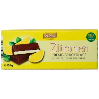 Čokoláda BÖHME 100 g mléčná CITRÓNOVÁ - VÝPRODEJ !!! DMT: 11/2025
