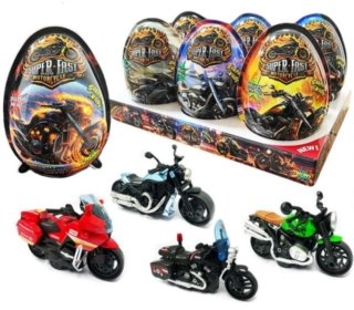 Plastové vajíčko MEGA XXXL 4v1 25 g MOTORCYCLE