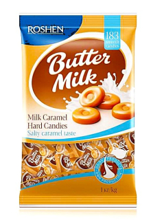 Drops ROSHEN mléčný karamel 1 kg BUTTER MILK