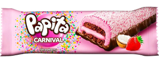 Piškot PAPITA carnival 36g s jahodovým marshmallow  a kokosem